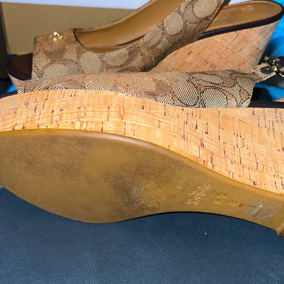 Coach sling back wedge - Picture 3 of 4